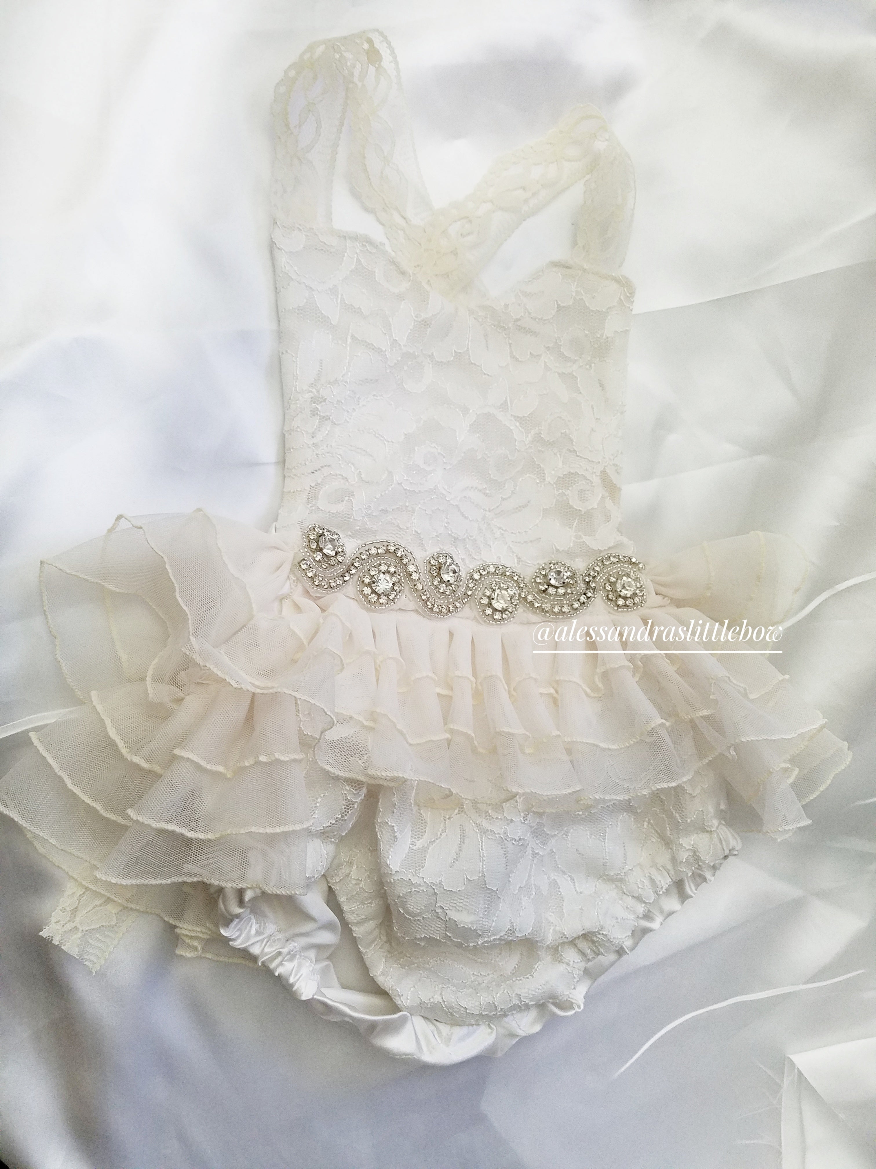 Boho Princess Romper - AlessandrasLittleBow