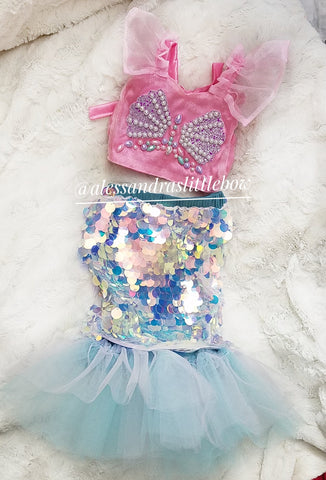 Barbie Mermaid Luxury Outfit - AlessandrasLittleBow
