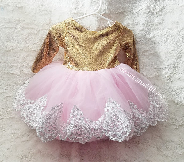Princess Aubre Couture Dress - AlessandrasLittleBow