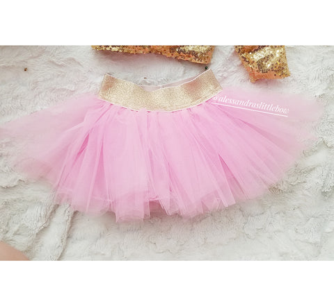 Light Pink Luxury Tutu Skirt - AlessandrasLittleBow
