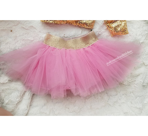 Pink Luxury Tutu Skirt - AlessandrasLittleBow