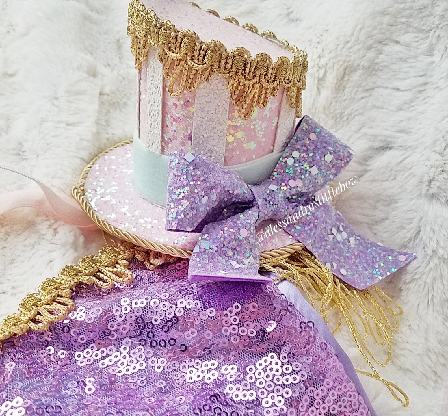 Topsy Turvy Pastel Circus Hat