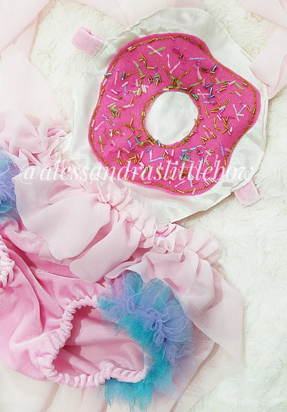 Pink Pastel Donut Romper