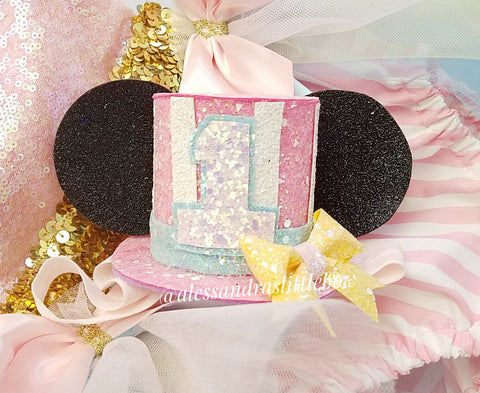 Minnie Mouse Pastel Circus Hat