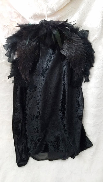 Maleficent Feather Cape, Long