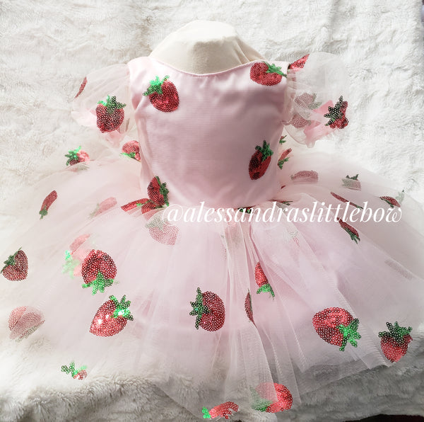 Vintage Strawberry Dress