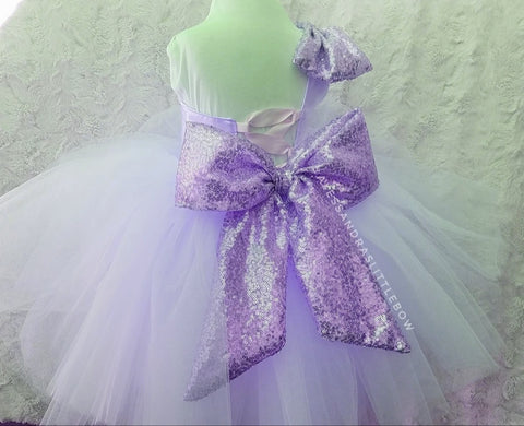 Brielle Couture Dress in Lavender