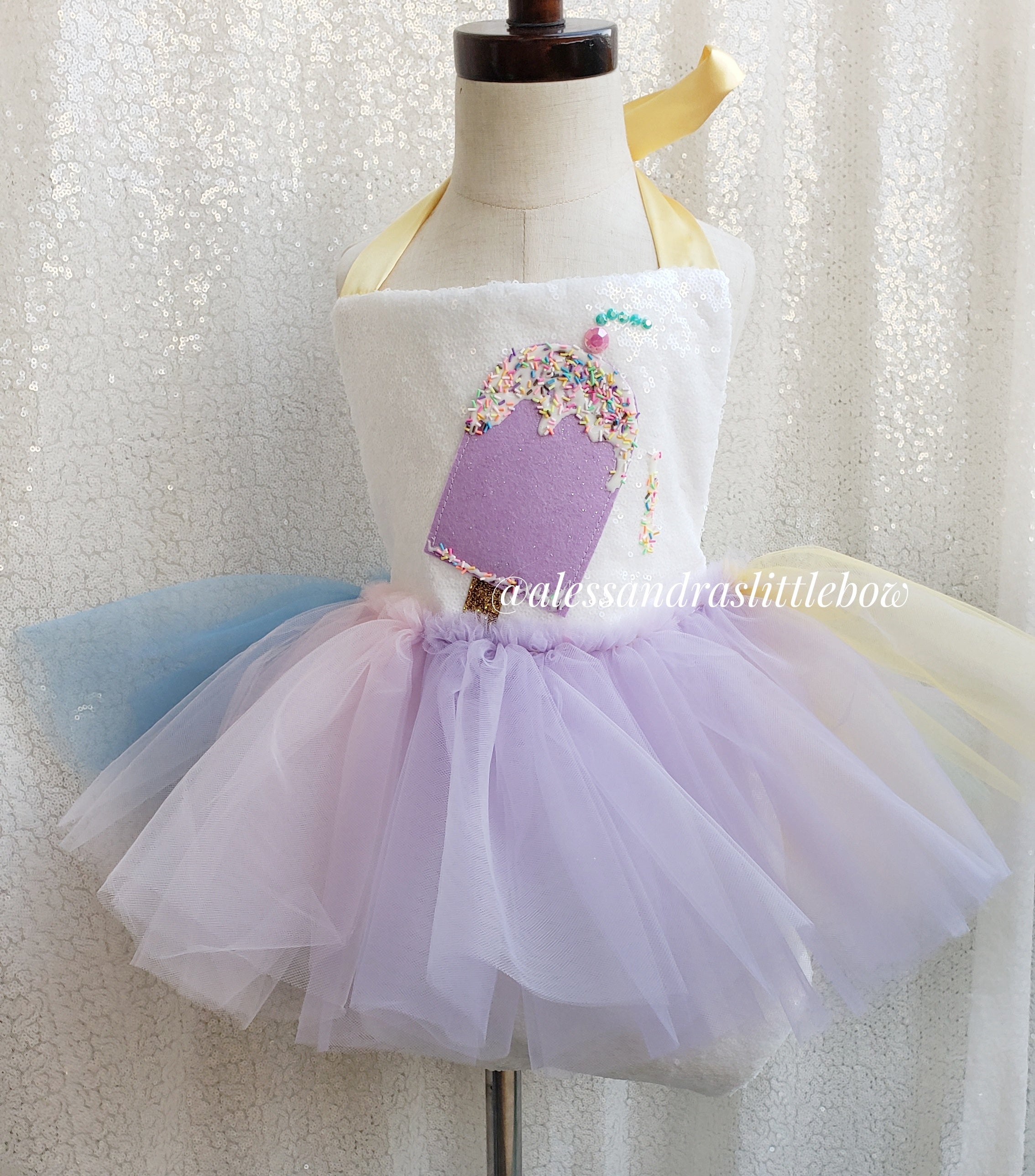 Lollipop tutu Romper - AlessandrasLittleBow