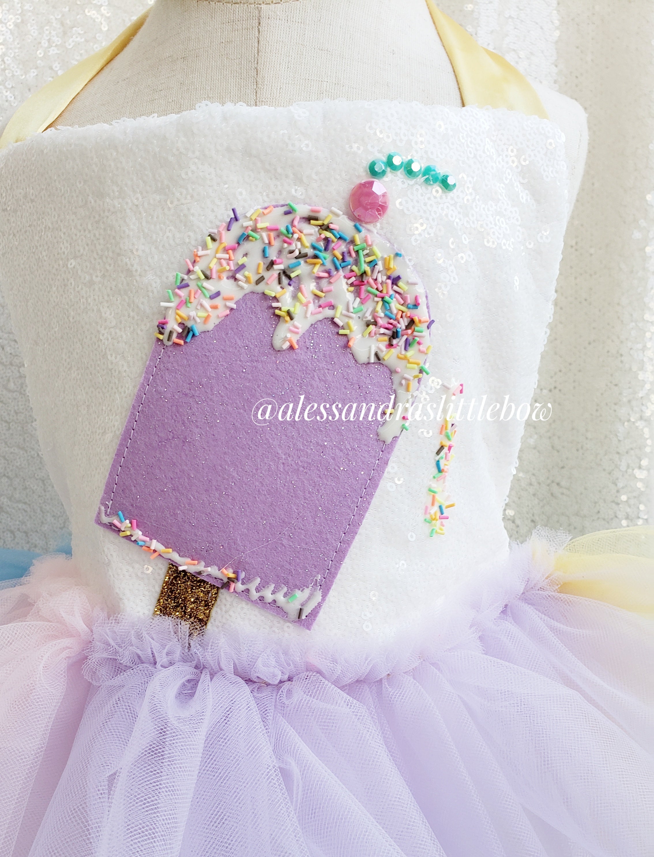 Lollipop tutu Romper - AlessandrasLittleBow