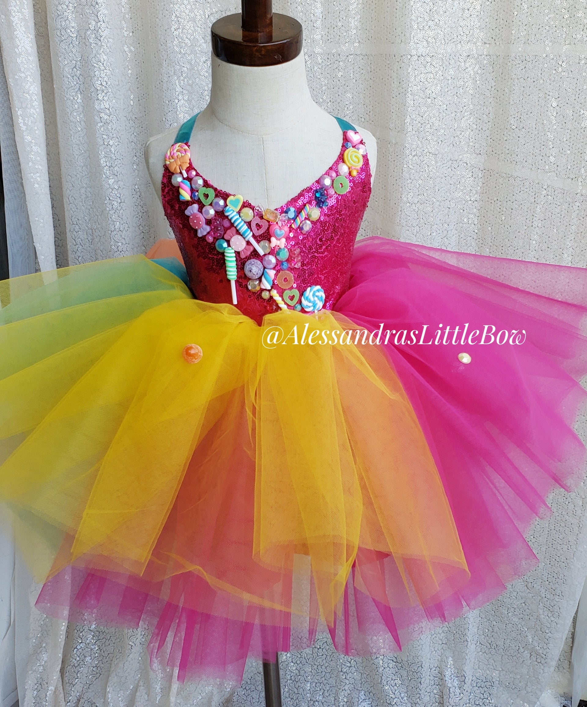 Candy Land Couture Dress 6 Months