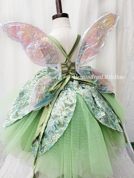 Green Fairy Couture Dress