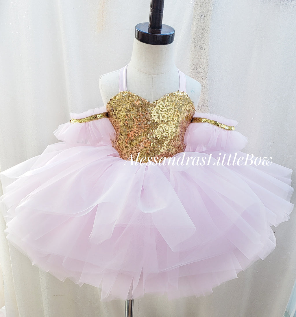 Ready to ship size 3/4t Pink Fairy Couture Dress