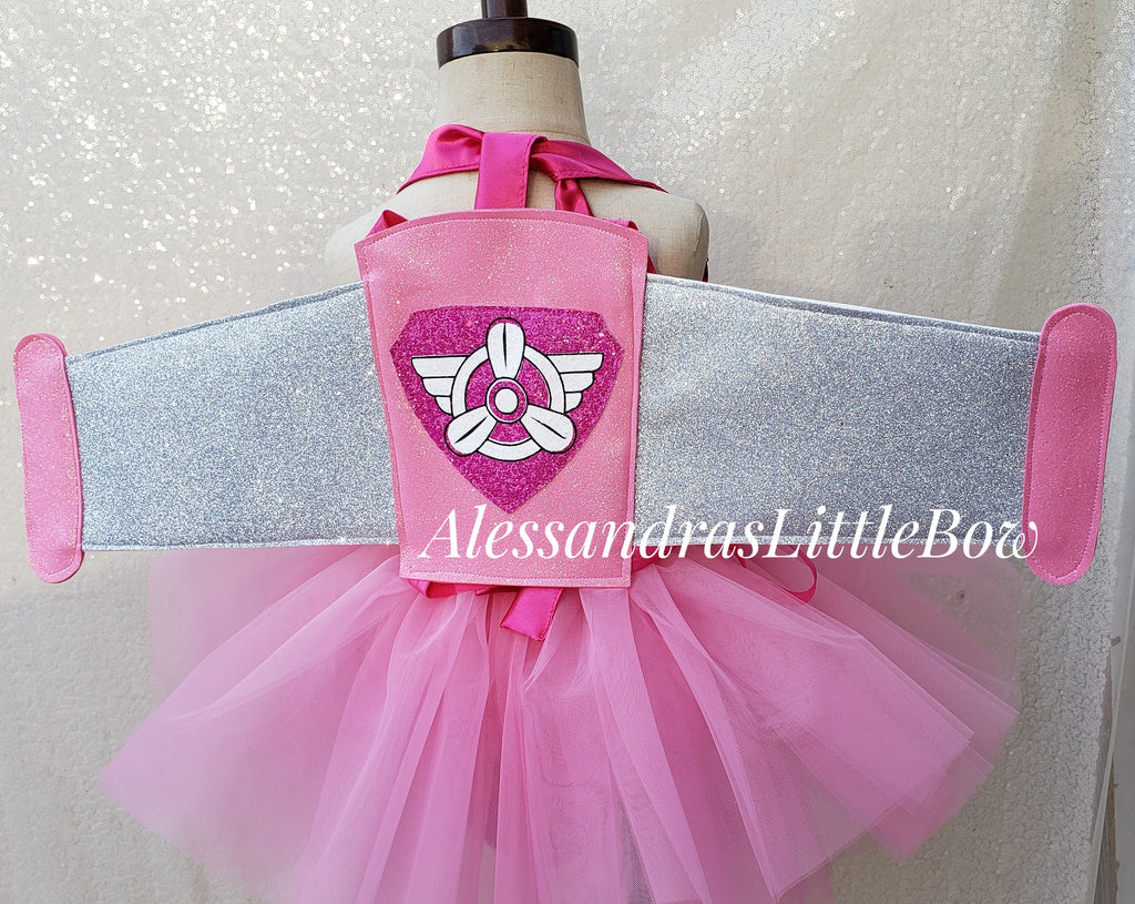 Pink PUP tutu romper - AlessandrasLittleBow