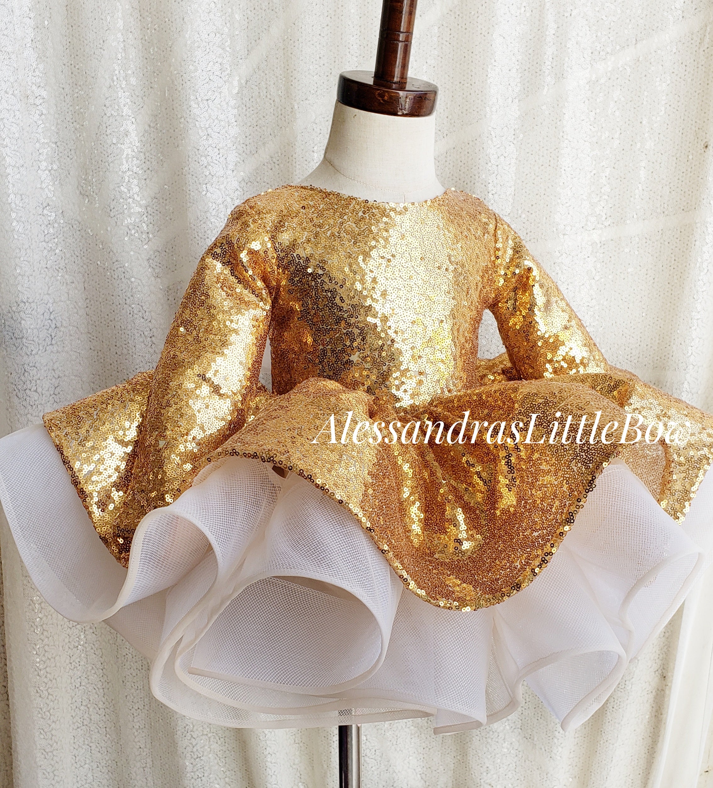 Gold Glam Couture Cupcake dress 10 kids Gold Glam Couture Cupcake dress 10 kids