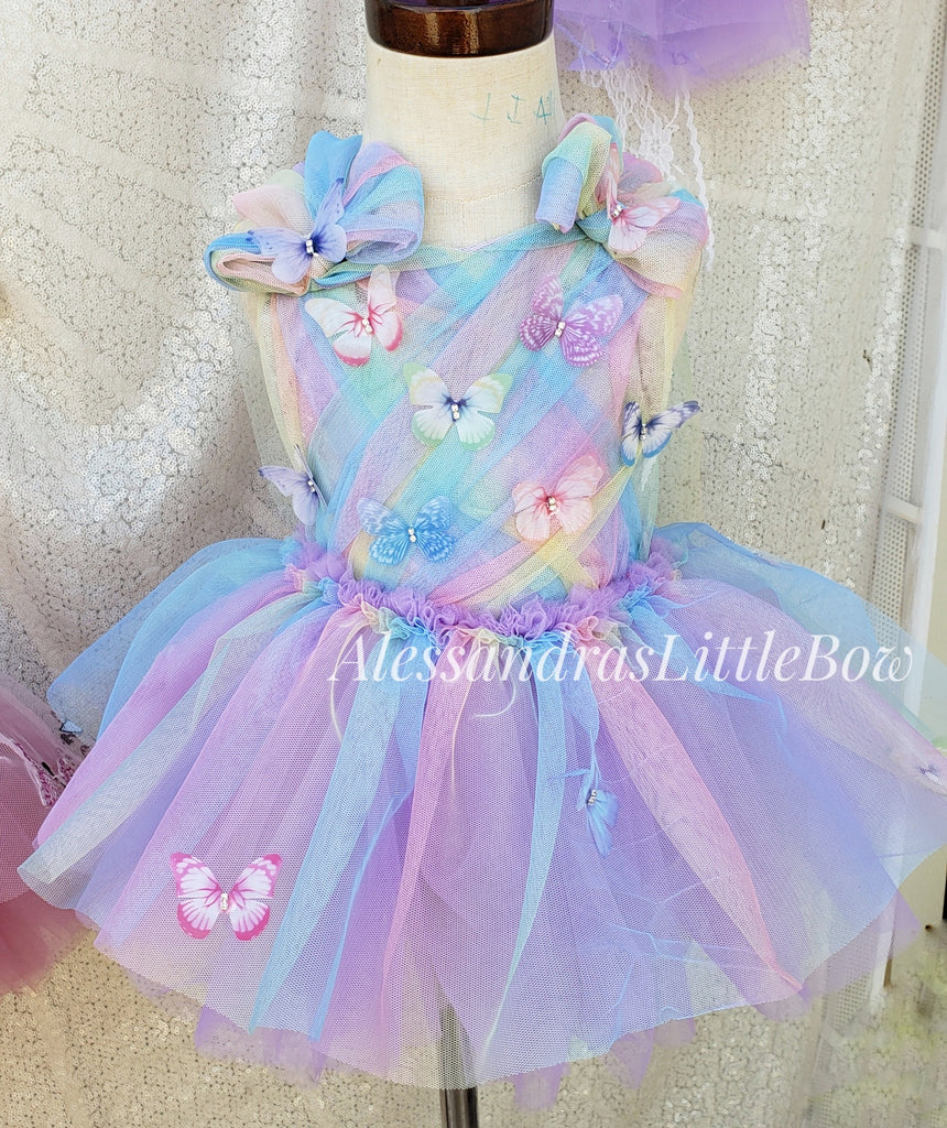 Prism Butterfly Whimsical Romper