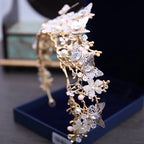 White Ab Butterfly crown - pre order