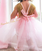 Pink Circus Romper - AlessandrasLittleBow