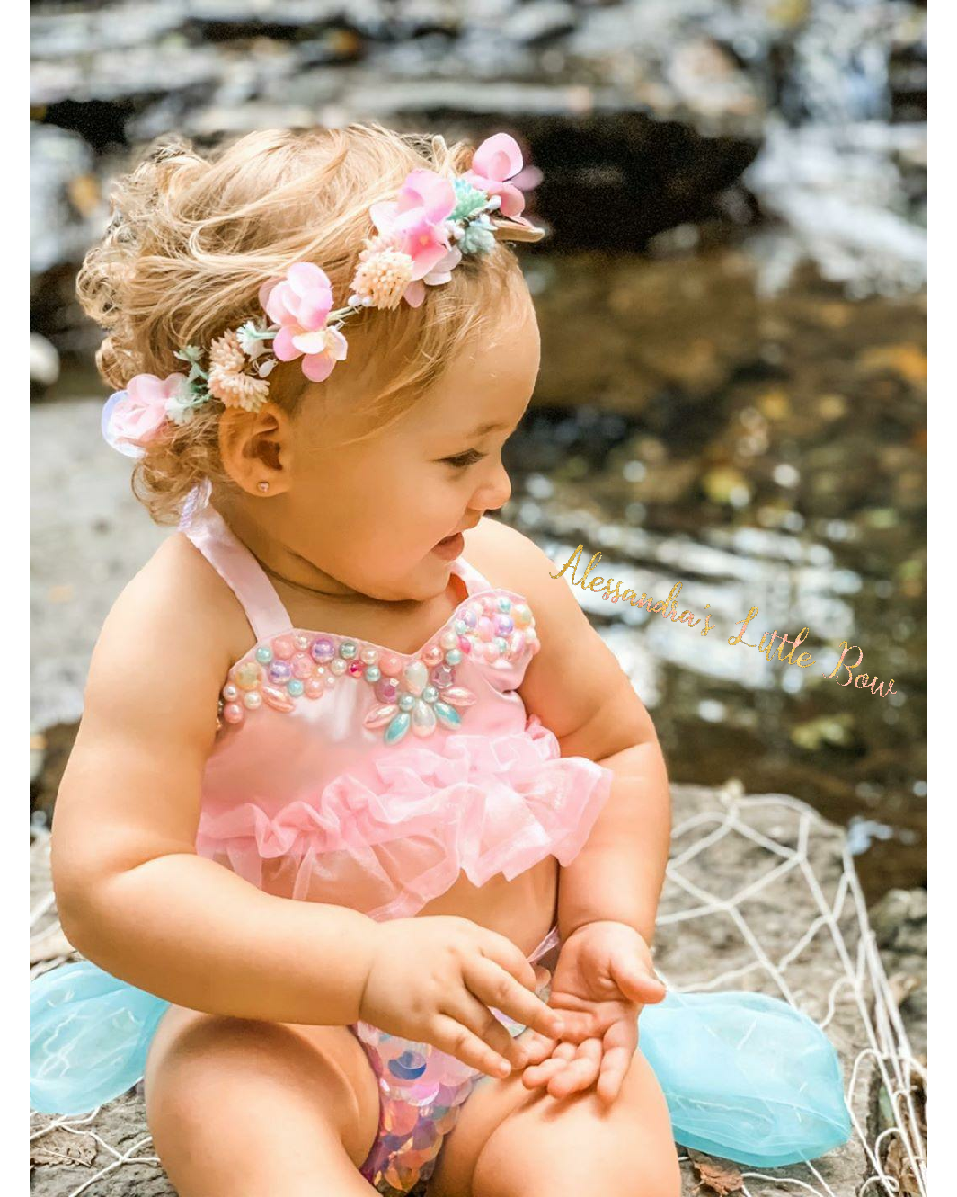 Princess Jewel Mermaid Top - AlessandrasLittleBow