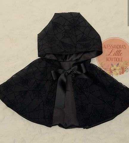 Halloween Cape with Hood - AlessandrasLittleBow