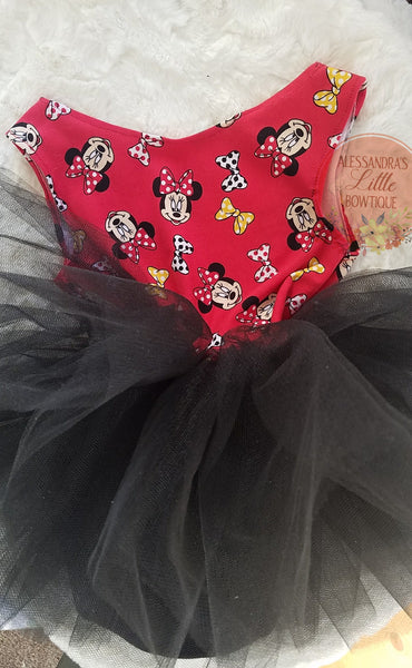 Minnie mouse Playsuit - AlessandrasLittleBow