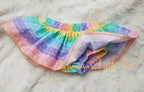 Rainbow Dots Skirted Bloomers - AlessandrasLittleBow
