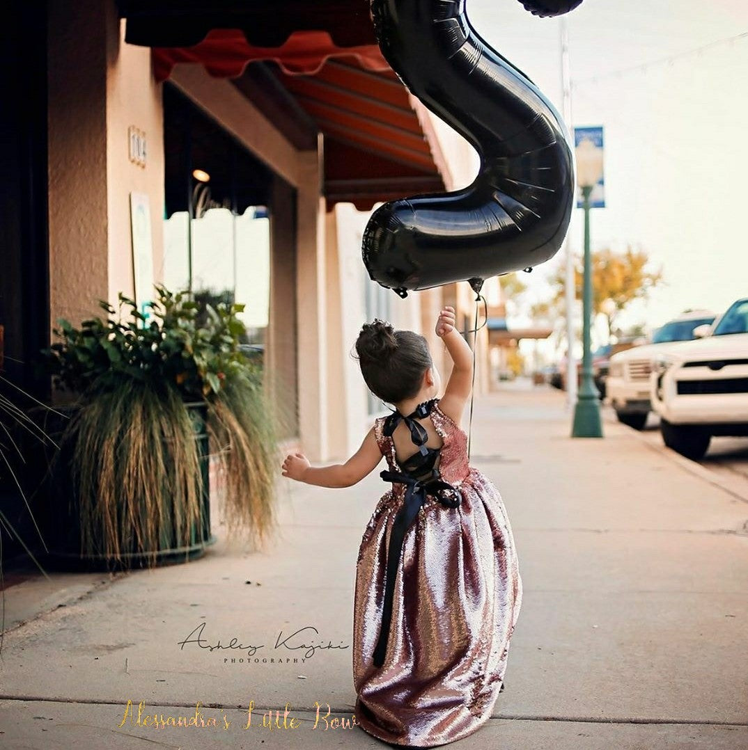 Princess Megan Couture Dress - AlessandrasLittleBow