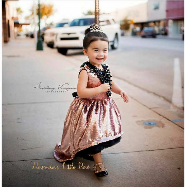 Princess Megan Couture Dress - AlessandrasLittleBow