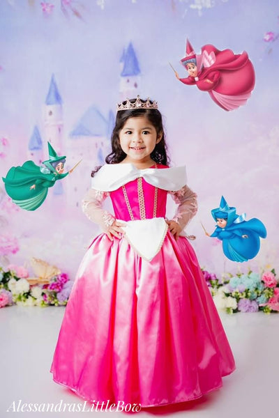 Princess Aurora Couture Dress floor length