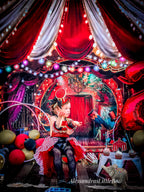 Circus Ringleader high low Romper