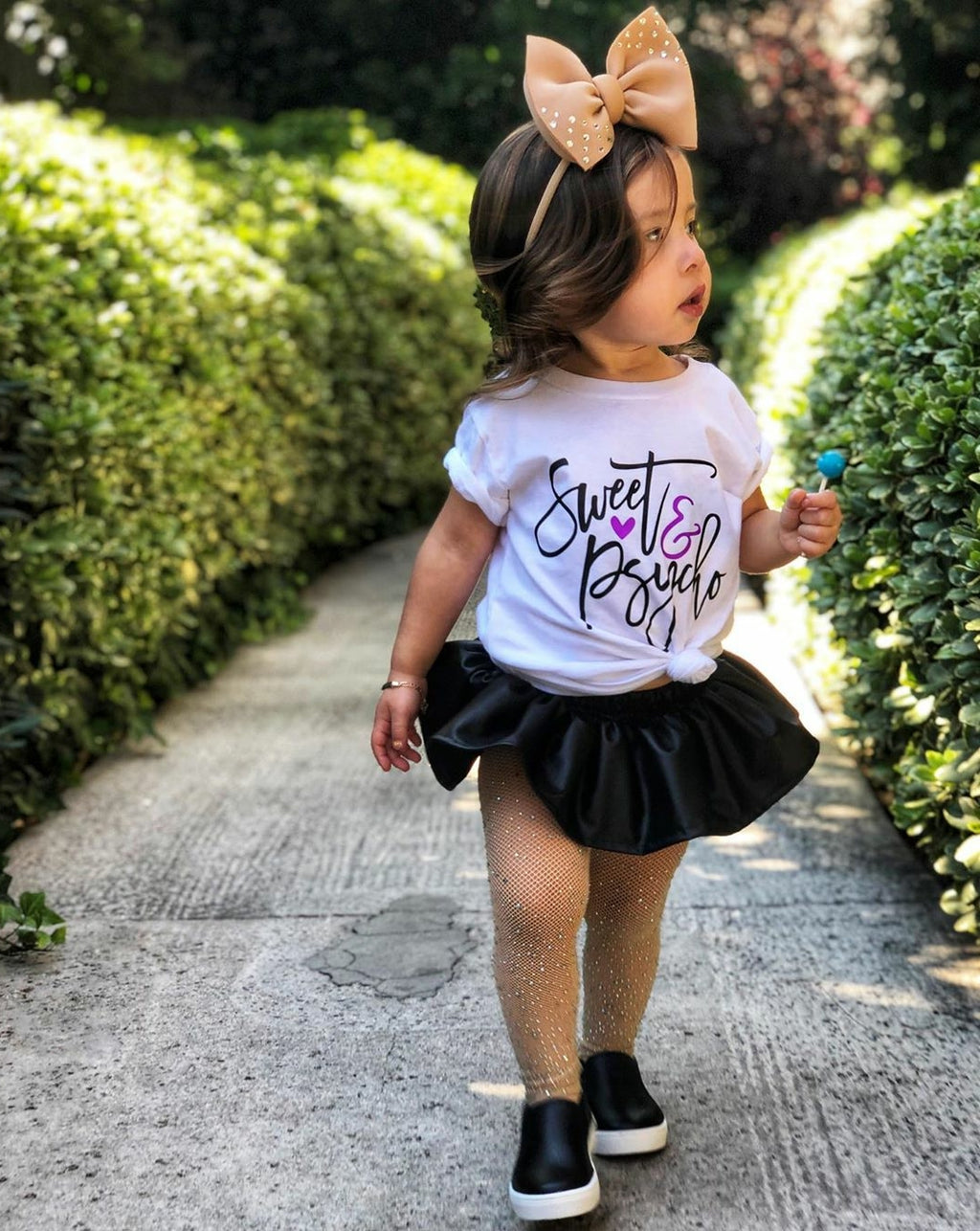 Faux Leather Skirted Bloomers - AlessandrasLittleBow