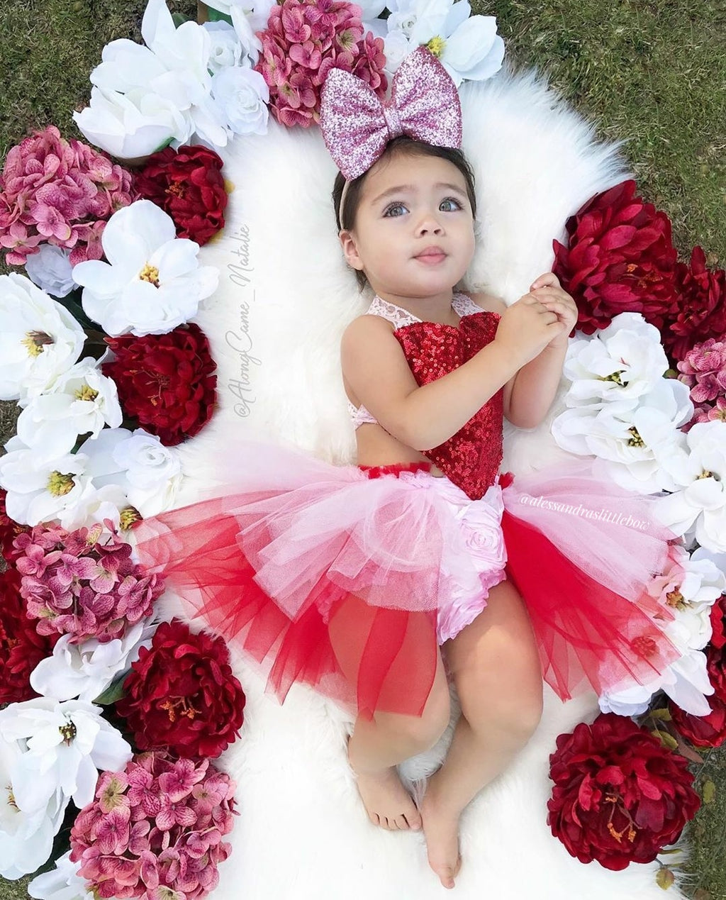 Queen of Hearts tutu Romper - AlessandrasLittleBow