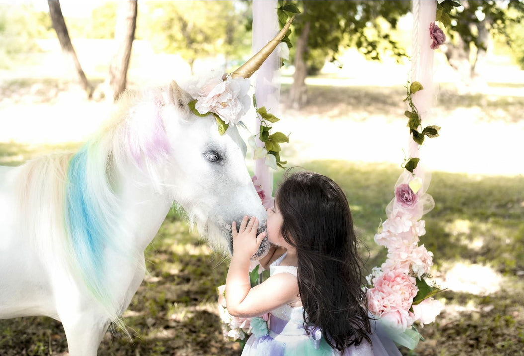 Unicorn Princess couture dress - AlessandrasLittleBow