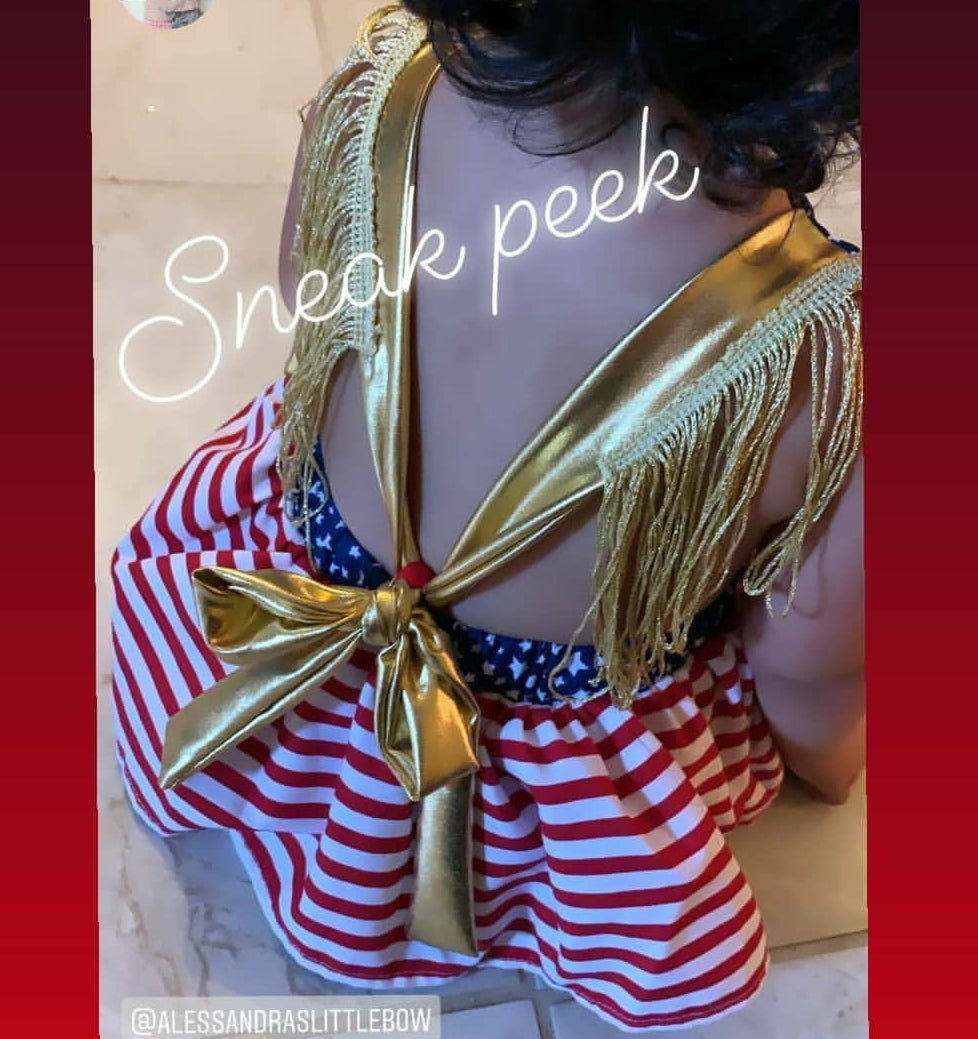 Liberty Romper - AlessandrasLittleBow