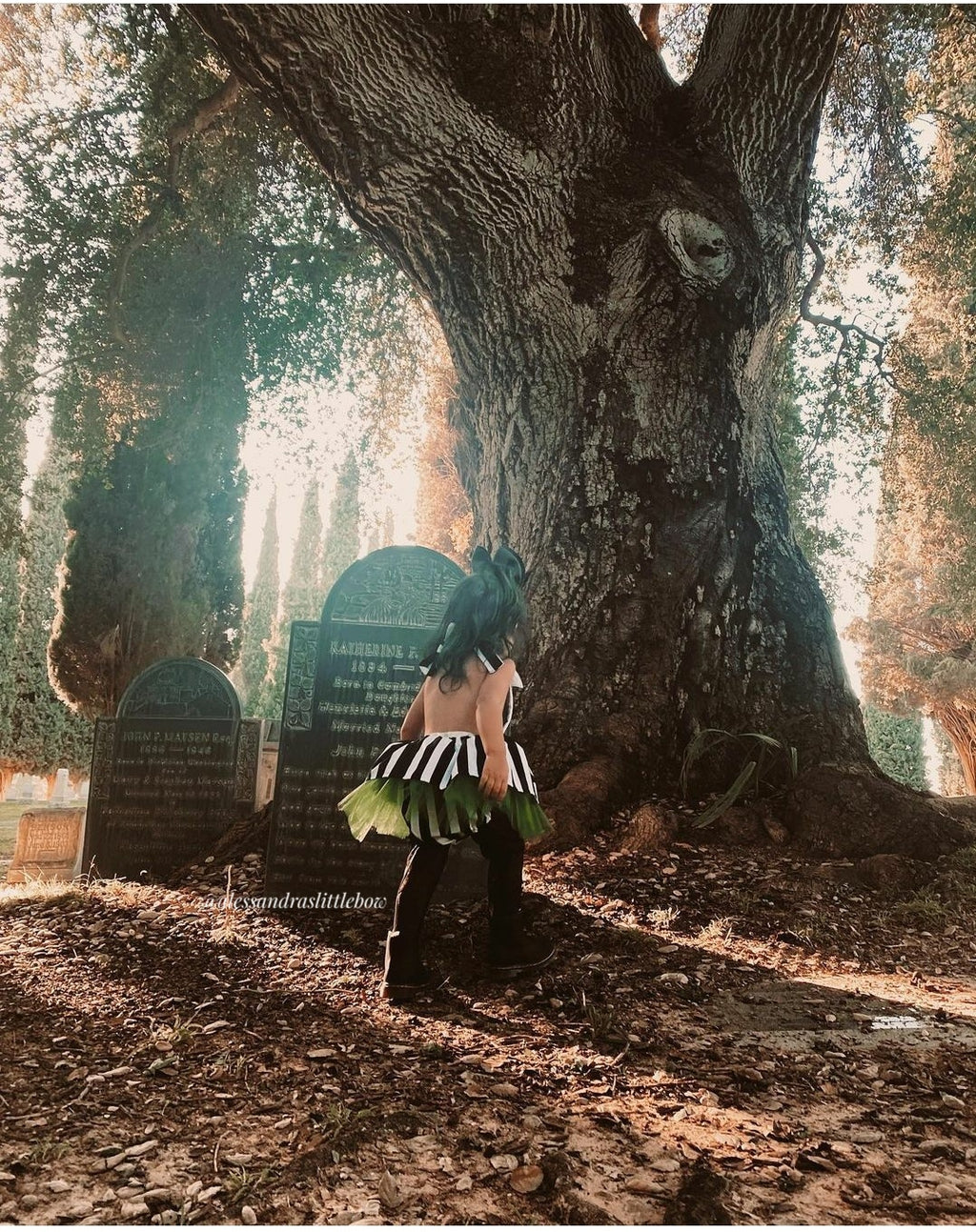 Beettlejuice Skirted Romper