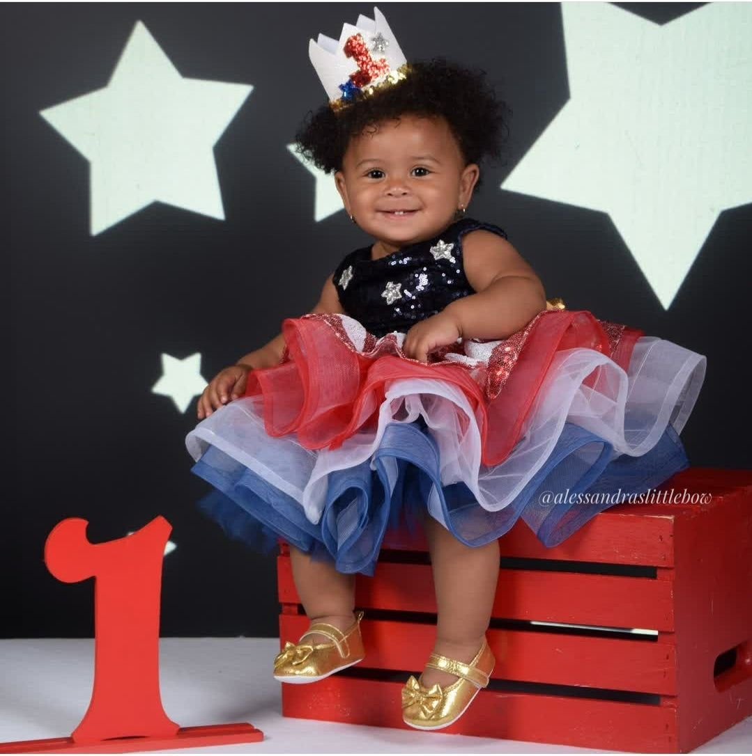 Miss America Couture Dress - AlessandrasLittleBow